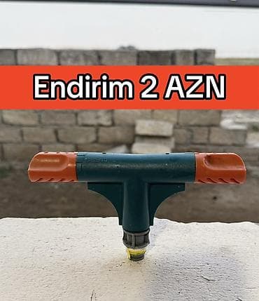 heyet gulleri: Bağ suvarma başlığı (sprey ucluq) - Bağ və həyət üçün şlanqa qoşulan — 1