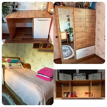 Gənc yatağ dəsti əla vəziyyətdə. Satılır 500₼. Baha alınıb. 1ədəd
