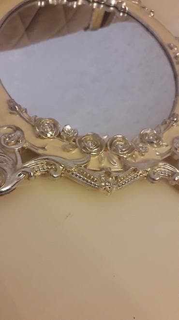 ayaqlı güzgü: Güzgü Masaüstü, Dairə, Dekorativ, Şamdanla — 3