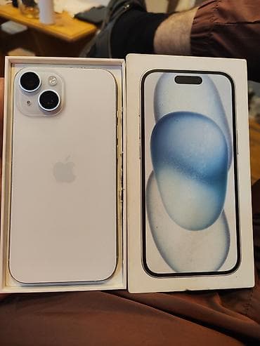 IPhone 15, 128 GB, Ağ, Zəmanət