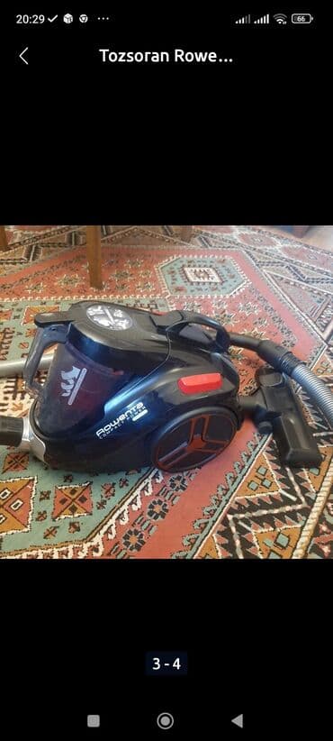 əl ventilyatoru: Tozsoran Rowenta, Quru təmizləmə — 4