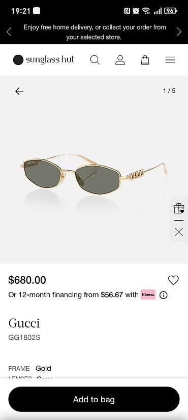 persol eynək: Gün eynəyi, Gucci, Yeni — 1
