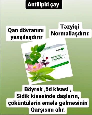 Tiens Antilipid Çayı – lipid mübadiləsini dəstəkləyən bitki çayı