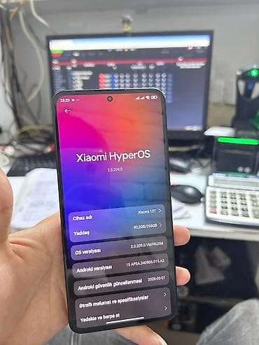 Xiaomi 13T, 256 GB, rəng - Qara, 
 Barmaq izi, İki sim kartlı, Face ID