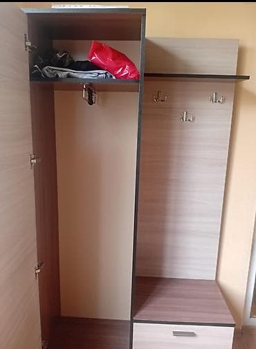 panel radyatorlar: Dəhliz üçün çoxfunksiyalı qarderob-komod dəsti - Material — 1