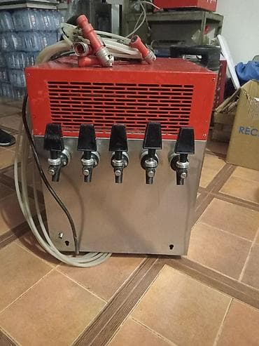 https:promo.bizon.az: Kola içkiləri üçün 5 kranlı peşəkar dispenser - Brend dizaynlı — 2