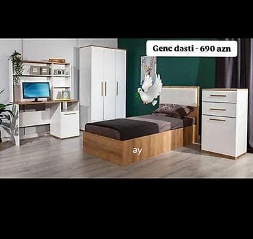 Oğlan və qız üçün, Yeni, Təknəfərlik çarpayı, Yazı masası, Komod, Dolab lalafo.az -da Oğlan və qız üçün, Yeni, Təknəfərlik çarpayı, Yazı masası, Komod, Dolab