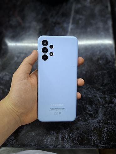 Samsung Galaxy A13, 64 GB, rəng - Mavi, Barmaq izi