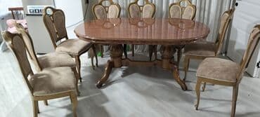 işlənmiş stol stullar: İşlənmiş, 8 stul — 1