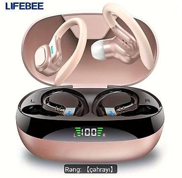 LIFEBEE simsiz qulaqlıqlar – çəhrayı rəng - Qulaq üstü qarmaq lalafo.az -da LIFEBEE simsiz qulaqlıqlar – çəhrayı rəng - Qulaq üstü qarmaq