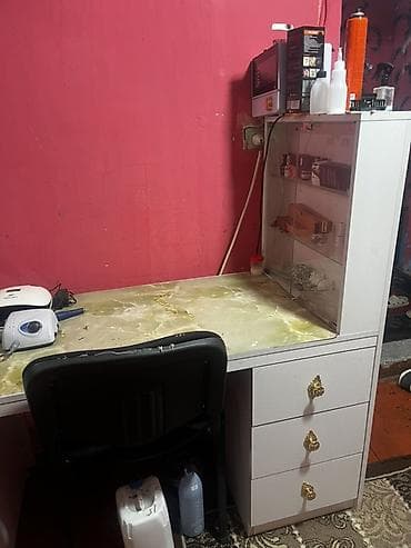 salon mebeleri: Düz masa, Siyirməli, Polkalı — 1