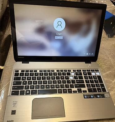 Toshiba Satellite noutbuku Xüsusiyyətlər: - Ekran: 15.6" LED, HD