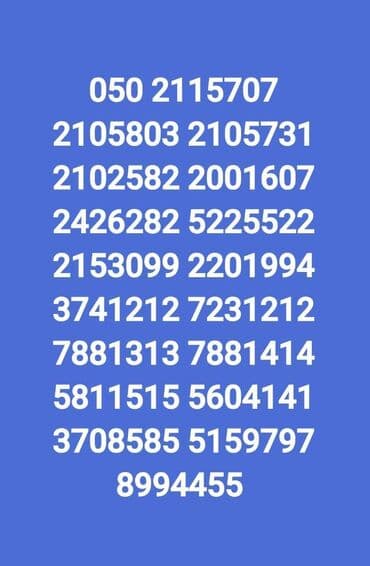Nömrə: ( 050 ) ( 5604141 ), Yeni lalafo.az -da Nömrə: ( 050 ) ( 5604141 ), Yeni