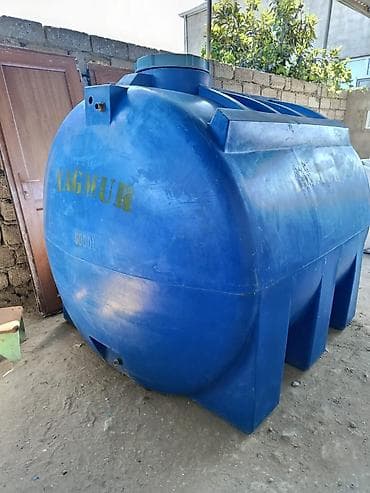 divar boyalari: Su çəni – Yagmur brendi, 5000 L - Həcm: 5000 litr (korpus üzərində — 1