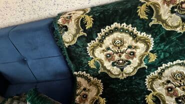 sultan tekstil: Velür divan ortuyu 3 eded 1 boyuk 2 nisbeten kicik örtük – klassik — 2