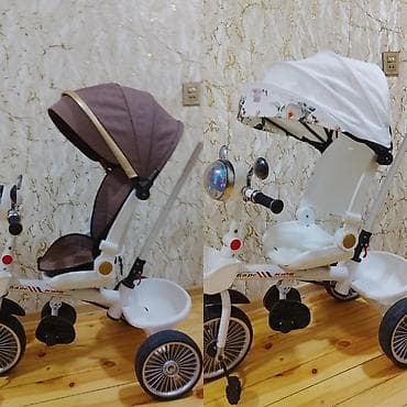 volta vs2: Uşaq üçtəkərli velosipedi – idarəetmə tutacaqlı model iki başlıqlı — 2