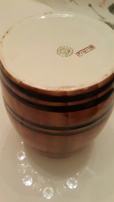 керамический домик: Керамический бочонок для хранения продуктов — 3