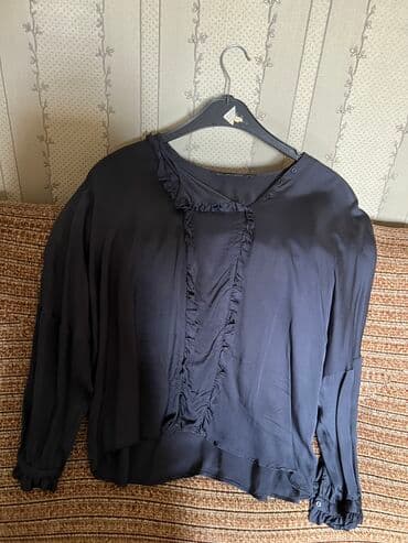 черная шифоновая рубашка: Kofti v otlicnom sostoyanii — 1