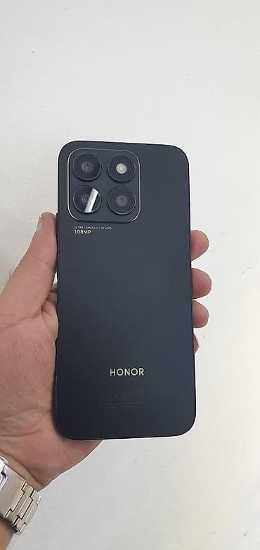 ev telefonlar: Honor X8a, 128 GB, rəng - Qara, Sensor — 3