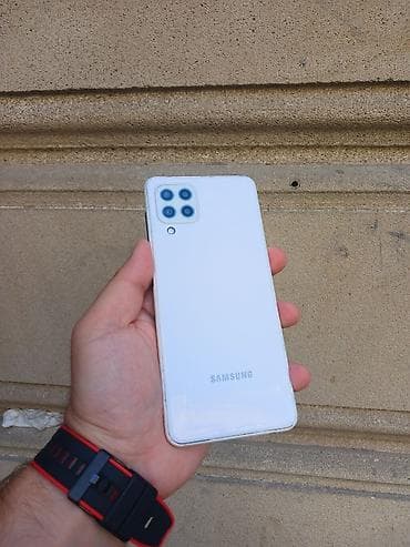 Elektronika: Samsung Galaxy A22, 128 GB, rəng - Ağ, Zəmanət, Sensor, Barmaq izi — 1
