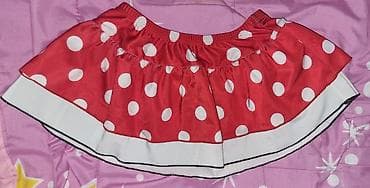 usaq paltarlar: Uşaq üçün Minnie Mouse temalı çimərlik geyimi dəsti - Parlaq qırmızı — 3