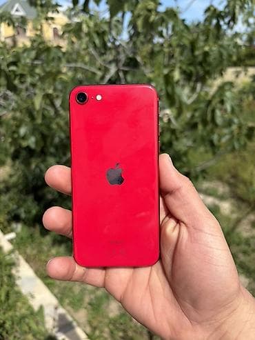 iphone x qiymətləri: IPhone SE 2020, 128 GB, Qırmızı, Simsiz şarj — 1
