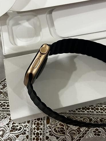 Apple watch se/44 gold 32Gb 92 pil🔋Saat çox seliqelidi qutusu adapdırı — 7