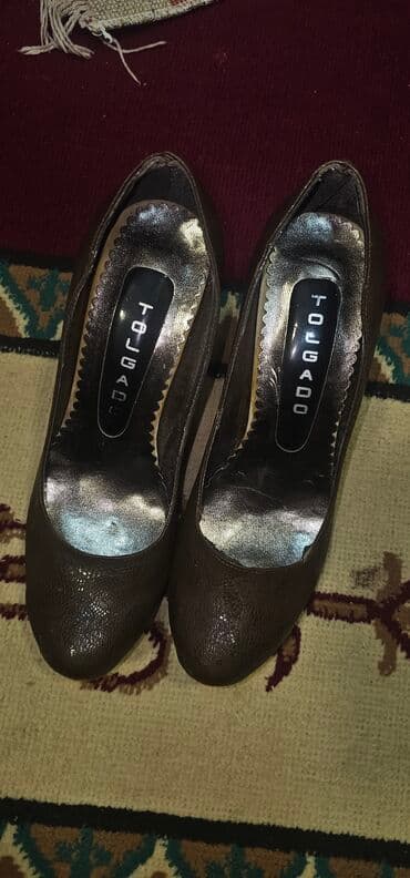 туфли мужские на кожаной подошве: Туфли, Размер: 40, цвет - Коричневый, Новый — 4