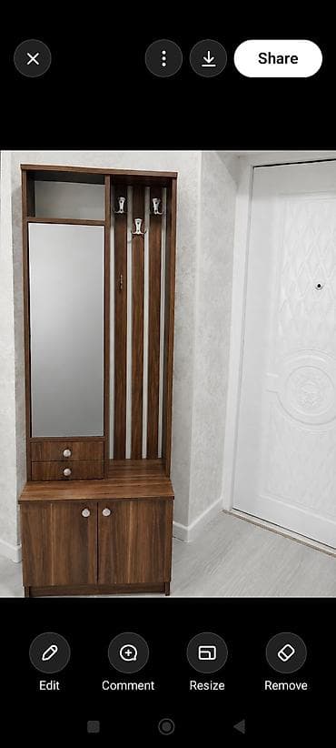 стеллаж витрина: Dolab 90 Azen Hündür 1 meter 80 santi eni 60 santi — 1