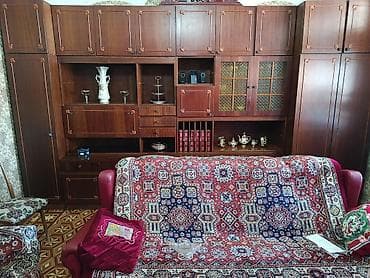 kompiter masası: Retro mebel dəsti – klassik qonaq otağı üçün - Tam dəst massiv — 1