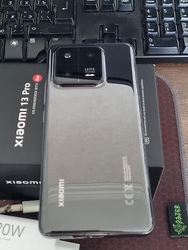 note 14 pro: Xiaomi 13 Pro, 512 GB, rəng - Qara, 
 Sensor, Barmaq izi, İki sim kartlı — 6