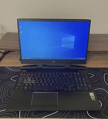 HP Omen gaming noutbuk video8GB - Ekran: 15.6" Full HD 144hz -
