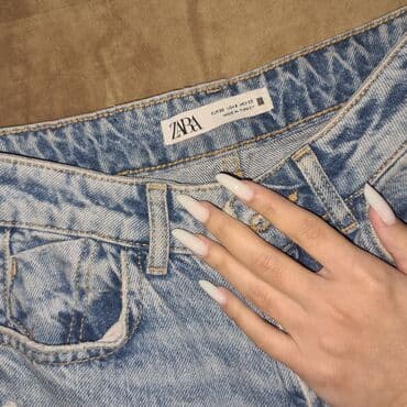 cins qadın ketləri: Cinslər, Zara, XS, rəng - Göy — 1