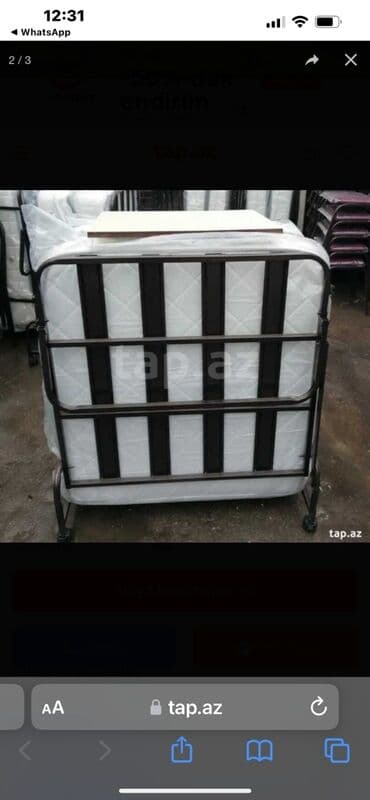 kravatlarin satisi: Oğlan və qız üçün, Yeni, Çarpayı, Matras ilə, Siyirməsiz — 4