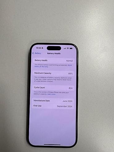 ekran şekilleri: IPhone 15 Pro, 128 GB, Qara, Face ID — 1