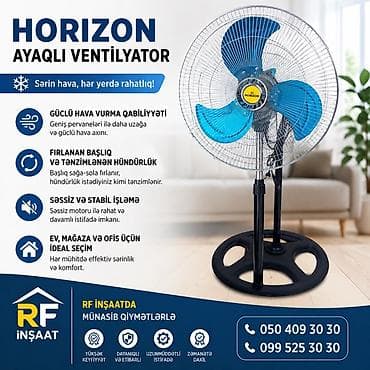 Ventilyator Döşəməüstü, Pərli