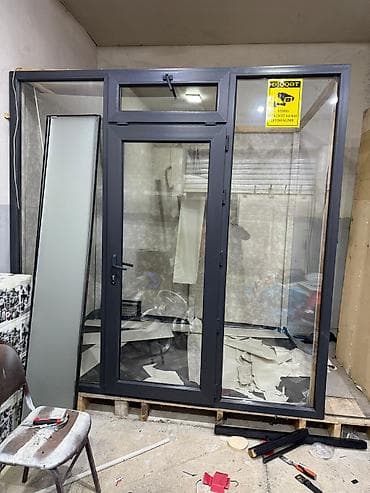 qapi ve pencere: Plastik qapi sifarisle yigilib 1000 azne .hec bir problemi yoxdu .ses — 1