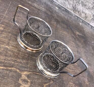 quzu qab: Stəkanlar, rəng - Boz, 2 ədədli dəst, Rusiya — 5