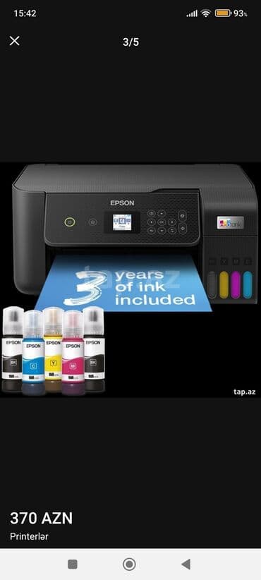 Epson EcoTank L3260 İki il öncə alınıb bütün aksesuarları üzərindədir lalafo.az -da Epson EcoTank L3260 İki il öncə alınıb bütün aksesuarları üzərindədir