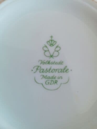 qaşıq naboru: Çay dəsti, Farfor, 6 nəfərlik, Almaniya — 2