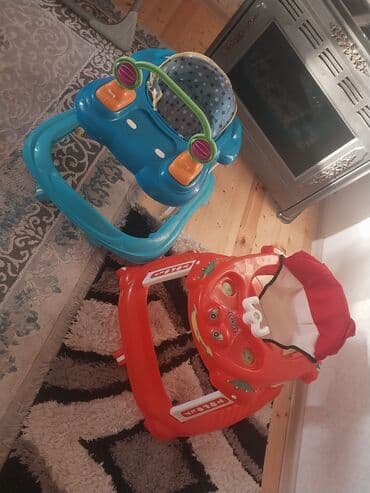 gəlinciklər üçün uşaq arabaları: Uşaq gəzdiriciləri (2 ədəd) - Model: maşın formalı uşaq gəzdiriciləri — 1