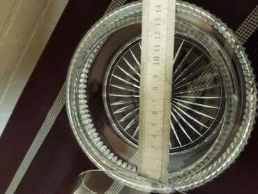 servant qablari: Çexiya xrustalı. Yenidir. Servantda saxlanılıb — 4