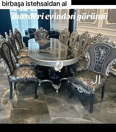 Qonaq otağı üçün, Yeni, Oval masa