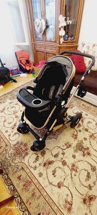 купить детскую коляску бу: Классическая прогулочная коляска, Б/у, Самовывоз — 6