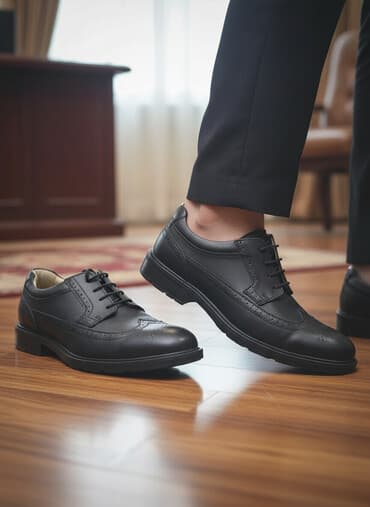 Dəri ayaqqabı. burnu qoruyuculu dəmirli lalafo.az -da Dəri ayaqqabı. burnu qoruyuculu dəmirli