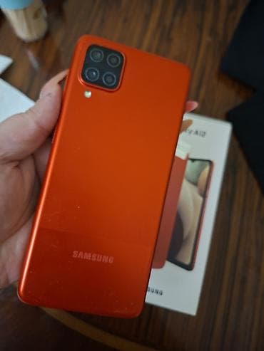 Samsung Galaxy A12, 32 GB, rəng - Qırmızı, İki sim kartlı