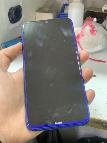 Redmi Note 8, 32 ГБ, цвет - Голубой, Отпечаток пальца, Две SIM карты — 2