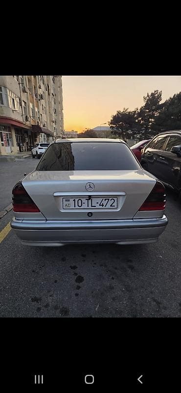ucuz 2107: Mercedes-Benz C-Sinif (W202) sedan - Kuzov: sedan, gümüşü rəng - — 7