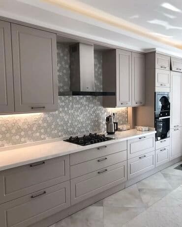 xaş sifarişi: Sifarişlə mətbəx dəsti, Özü çəkən petlələr, Mat laminat, Kredit var, Rayonlara çatdırılma, Pulsuz çatdırılma, Ünvandan götürmə — 7