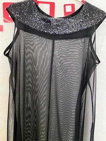ELISA FANTI (Made in Italy) brendindən zərif qara tunika/bluza. Digər — 3